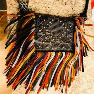 Free people crossbody genuine leather